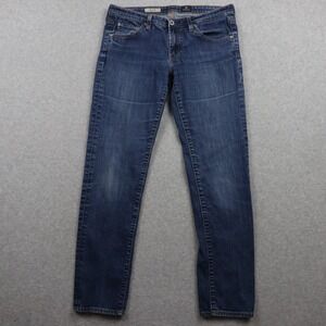 AG Adriano Goldschmied Jeans Womens 29R The Stilt Cigarette Leg Flex Denim Blue